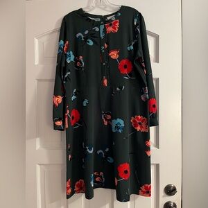 LOFT floral dress, petite